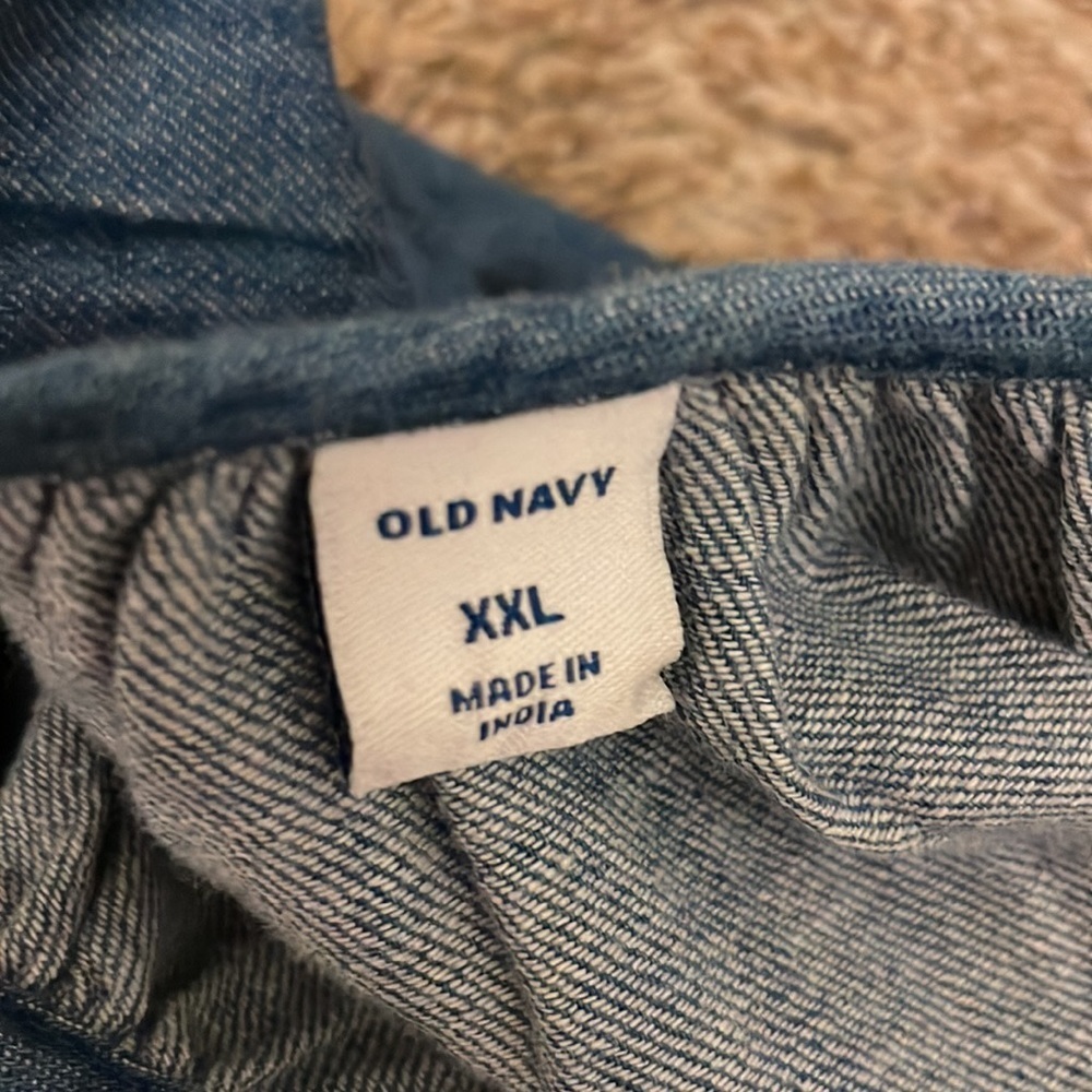 NWT XXL Old Navy denim cotton blouse - Picture 7 of 8